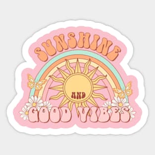 Sunshine and Good Vibes Sticker